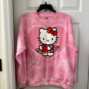 Hello Kitty Pink Tie-Dye Sweatshirt